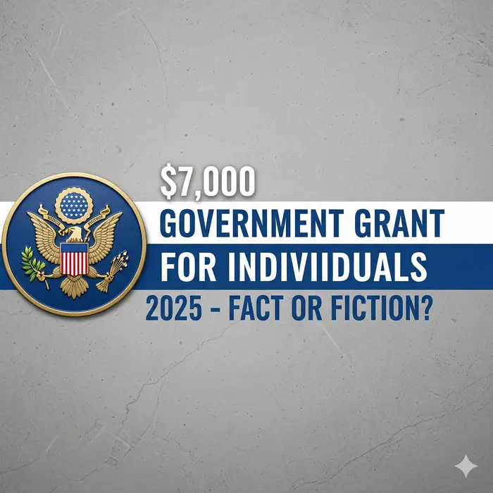 $7,000 Government Grant for Individuals